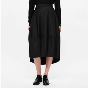 COS cocoon wool skirt